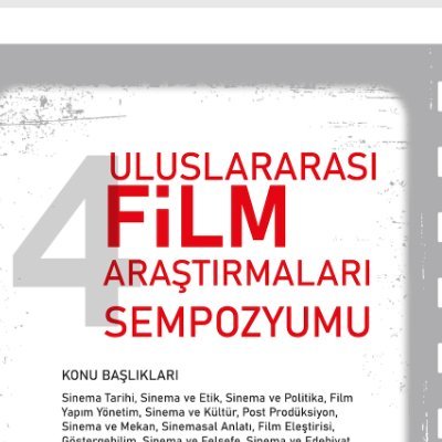 Uluslararası Film Araştırmaları Sempozyumu
Sinema Genel Müdürlüğü ve TÜBİTAK tarafından desteklenmektedir.