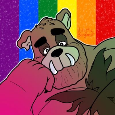 he/him
⚡🗡💜🐻 I DRAW BEARS! 🐻🎩🎤⚡
𝗙𝗡𝗔𝗙 & 𝗢𝗖𝘀 mostly.
Join me for a bite, will ya?
🏳️🌈 SAFE SPACE! 🏳️⚧️
16+ plz!