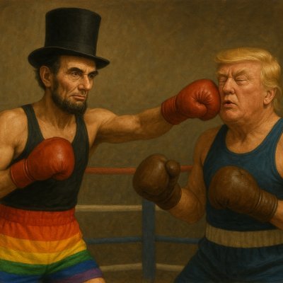 16th President of the US. I may have been a republican, I am now a Democrat. The party switch happened, no matter how much republicans deny. Also, I'm gay.