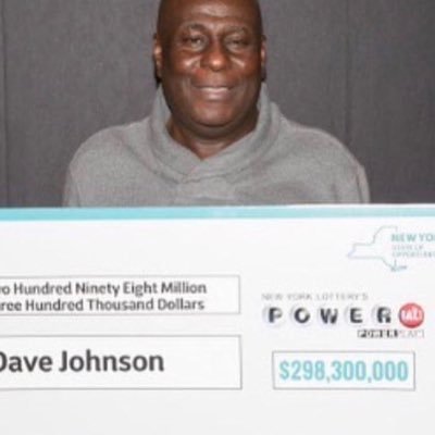 I’m Dave Johnson the winner of $298.3millions from powerball lottery, I am given out $30,000 to my first 2k followers