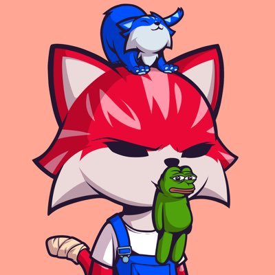 kinda just here 🐸🇺🇸😼 | PFP by @Toshi_base | BG by @sweepingfloors_ |