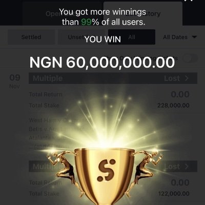 My name is bayo sure odds are you interested on our vvip football game sure and legit payment after winning if you interes just drop your WhatsApp number