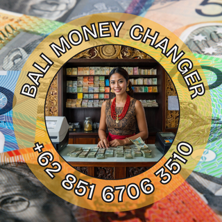 balimoneychnger's profile picture. 🚗 Get free airport & hotel 🏢 Open 07:00-23:00 📍 Kuta, Bypas, Sanur, Canggu, Kerobokan 📲 +62 851-6706-3510