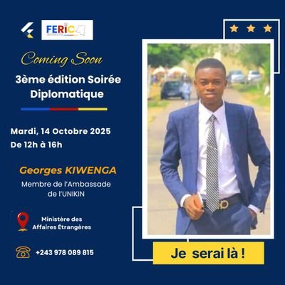 Kinshasa, lemba salongo, Ćtudiant Ć l'universitĆ© de Kinshasa, Ć la facultĆ© des sciences sociales, administratives et politiques au dĆ©partement des relations int