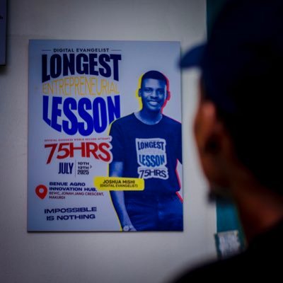 Official Account of Digital Evangelist Guinness World Record Attempt - 75hrs Entrepreneurial Lesson
