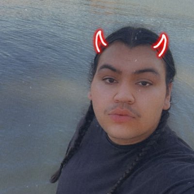 The13thNative's profile picture. 23, He/Him, Bi🏳️‍🌈, Indigenous🪶& Mexican American🇲🇽🇺🇸 MMIW🪶LandBack🪶BLM✊🏽TransRights🏳️‍⚧️LGBT+Rights🏳️‍🌈 SaveOurFriends🇵🇸🇨🇩🇸🇩🇭🇹