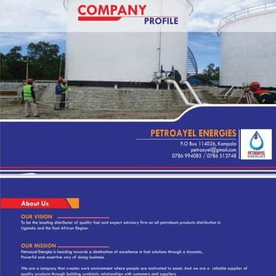Petroayel Energies LTD is a dynamic energy company based in Kla, Kigali, Burundi and DRC. Specializing in the distribution of high-quality petroleum products.
