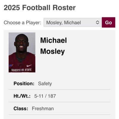 db @midwesternstate| 6’0| 187| 4.50 40