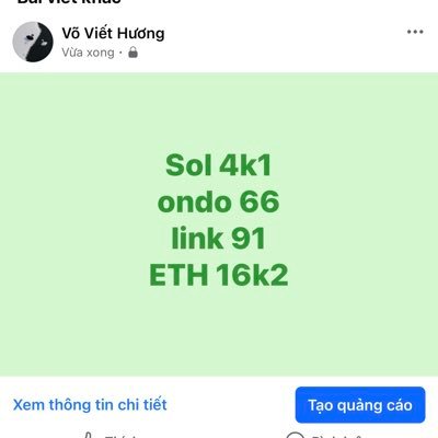 Paul_Vo_Huong's profile picture. Ondo sol Trump will make you rich