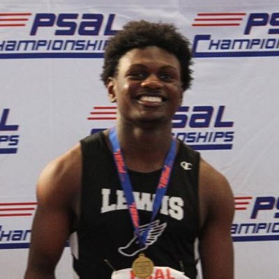 aidenbtf's profile picture. CO '26 T&F Jumper/Sprinter 5'8 158lbs
TJ: 46-4 (indoors)
LJ-21-11 (indoors)
55-6.63
100-11.1

Francis Lewis HS in New York City