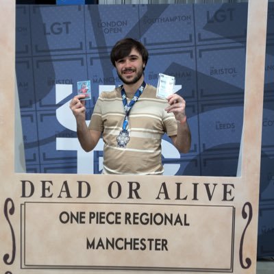 Just a random optcg player, 1x Top 4, 1xTop 8 , 1xTop16 , 4xTop64 and the ultimate 7-3 lord and now a Saobody Showdown Player.
