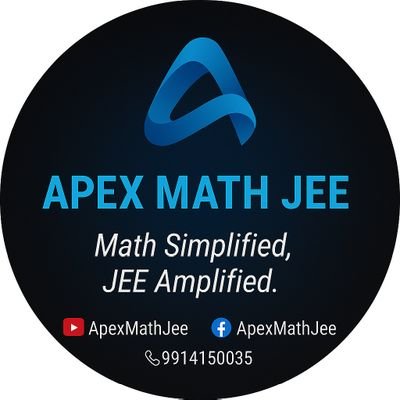 apexmathjee's profile picture. Apex Math Jee – Bringing the Best Mind to Your Classroom
We are dedicated to guiding JEE aspirants toward excellence in Mathematics.
