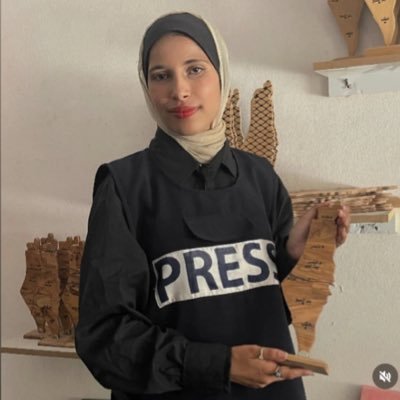 The media Farah Hassan A field journalist from northern Gaza Gaza_Palestine Deliver the truth from the heart of pain. #freepalestine 🇵🇸🇵🇸🇵🇸🇵🇸🇵🇸🇵🇸