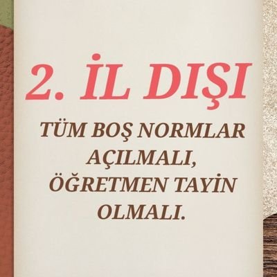 2. İl dışı