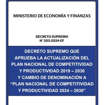 El CNCF, adscrito al @MEF_Peru, busca mejorar la competitividad del Perú uniendo esfuerzos del sector público, privado y academia.