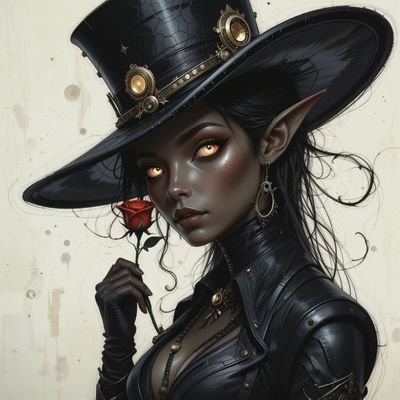 🖤Starting over🖤| Dark Fantasy |🎩Steampunk Vibes | Elvin Beauty 🎨 AI-Enhanced Artistry | ✨ Original creations | IFB Artists