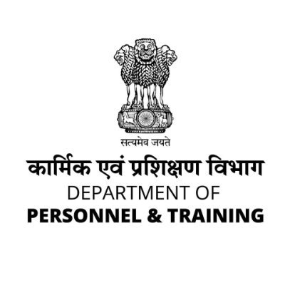 Official Twitter Account of Department of Personnel & Training