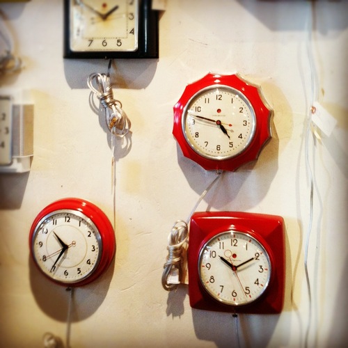 A San Francisco store featuring elegant jewelry made by local women artists, typography & signage, refurbished clocks & cameras,  and unique furniture.