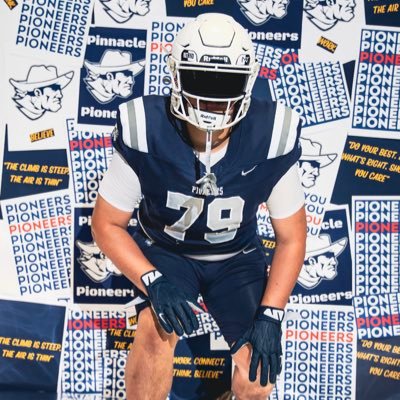 Pinnacle Highschool '26 | IOL | 6'4” 300lbs | 3.16 GPA 23 ACT | 79” wingspan | 2nd Team All Region | tanner.peltier@icloud.com | Cell: (480)-266-4405