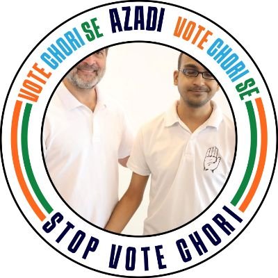 a guy.
Congress Volunteer.
Patna Rural 1, District Coordinator, IYC SM Dept.
#GintiKaro #BhartiBharosa #PehliNaukriPakki #KisaanMSPGuarantee