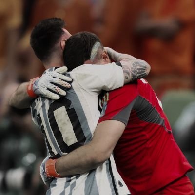 cuenta archivo del ship entre los jugadores emiliano martinez y lionel messi