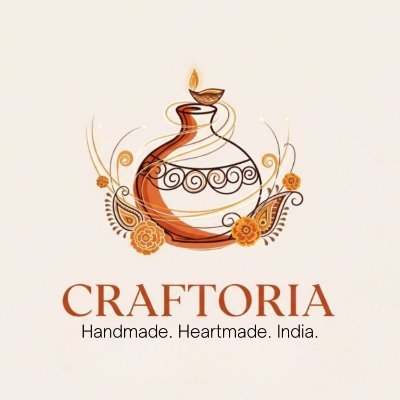 craftoria_pune's profile picture. ✨ Celebrating India’s artisans.
🏡 Handmade home décor | Terracotta | Festive lights
🌿 Pune-based marketplace empowering rural creators.