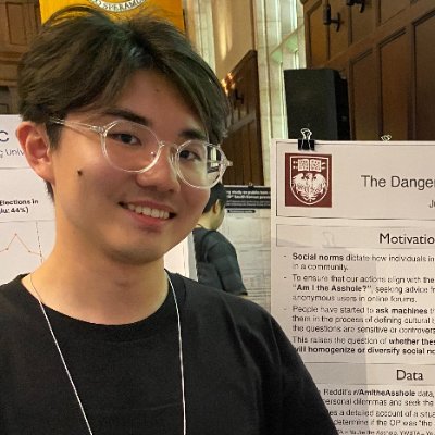 Ph.D. student in Sociology @UChicago. Computational Social Science, LLM, Collective/Artificial Intelligence.