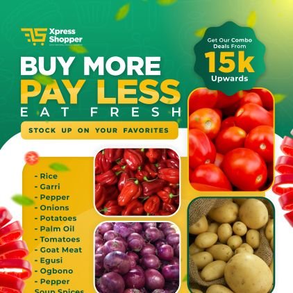 Food Stuff supplier in Lagos.
Trusted brand for your groceries
Delivery available at your office or home