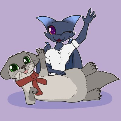🔞 BEWARE OF NSFW CONTENT ON PROFILE🔞
Straid: I am a Kobold, heya!
Dylon: And I am an otter, hello!
Profile by: @Etchasketchyart