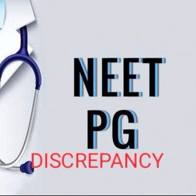 pgdiscrepancy's profile picture. Lets unite together to fight for the discrepancy in NEET PG 2025 results