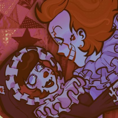 🎪pfp by @/lunepixel !!!! :3 18, AU-DHD, white, they/them🎪nonbinary lesbian🎪sharing selfshipper!!🚫DNI: PROSHIP🚫on T!!!🎪art trades open for moots!!🎪