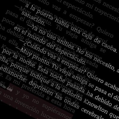 LibrosMurmura's profile picture. Me gusta leer y discutir. Sígueme y te sigo. 😉📚