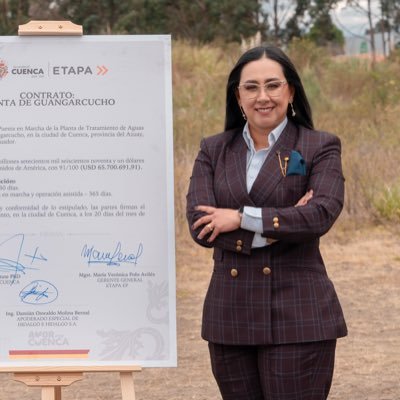 Primera Gerente de @ETAPAOficial, la empresa de las cuencanas y cuencanos 🧡💧