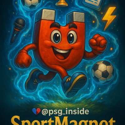 @psg_inside ❤️💙 « SportMagnet attire à lui l’actualité sportive et bien plus encore : résultats, analyses, coulisses, mais aussi des informations multiples