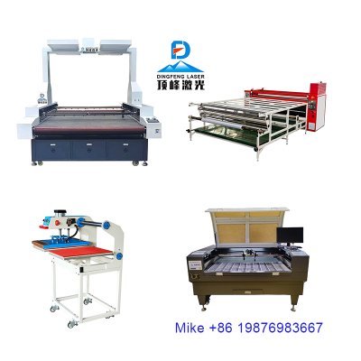 +86 19876983667 WeChat and WhatsApp
Vision laser fabric cutting machine,roller heat press machine,heat press machine,other machines,etc.
Don