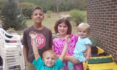 I have a good life,married to my soul mate with 4 beatiful kids. I am blessed by the good Lord above beyond belief.