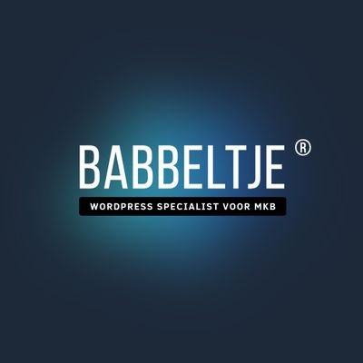 byBabbeltje's profile picture. Webbouwer gespecialiseerd in WordPress 🖥 Met passie realiseer, optimaliseer en onderhoud ik jouw website 🔥