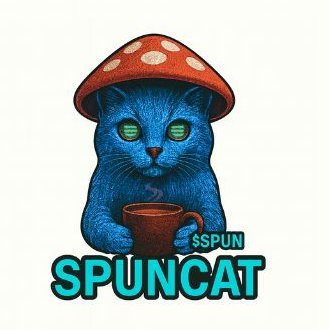 This cat LUVS Market Caps and Mushroom Caps. Get SPUNIONED into the world of Crypto with The SPUNCAT Tribe