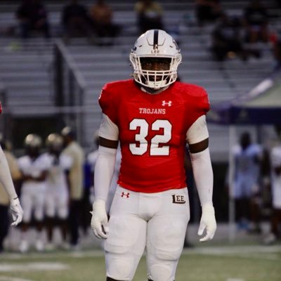 Jaylon Carolina , SENIOR CLASS OF 2026 , 6’0 225 LineBACKER Lee County HighSchool