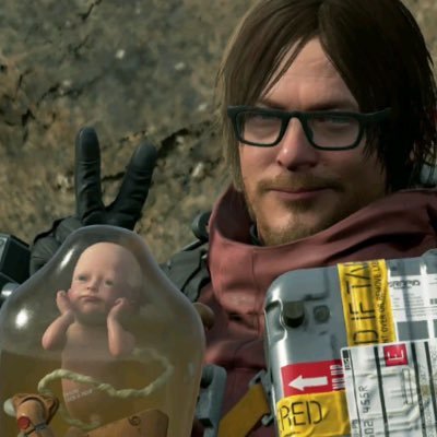 he : they - 23 !! death stranding is taking over my life unfortunately »