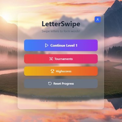 LetterSwipe's profile picture. Swipe letters, solve puzzles, and spark your brain with Letter Swipe! A fun word game coming soon.