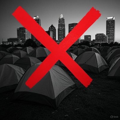 Exposing Charlotte’s homeless situation. From corruption to failed policies, it’s time for action and accountability. Send photos of homeless/panhandlers❌⛺️
