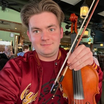 Player of violin, banjo, tin whistle, low whistle, guitar, bodhran, and viola. Irish Dancer. Autistic. Jesus saves.