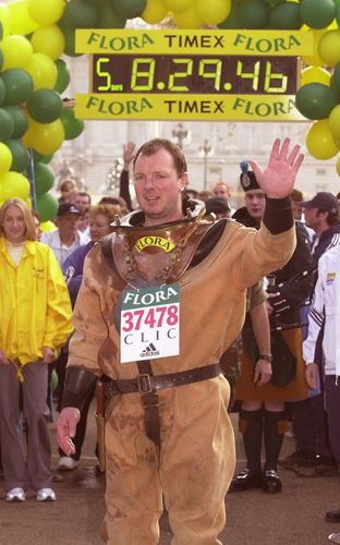 London Marathon in a deep-sea diving suit. World's first underwater marathon in Loch Ness. Penny Farthing cycle across Australia. Numerous crazy charity events!