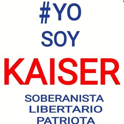 ALGARROBINO
ME DECLARÓ SER PARTE DE LA RESISTENCIA #ANTICOMUNISTA
KAYSER PRESIDENTE
SOLO APOYO A LOS CANDIDATO DEL PARTIDO NACIONAL LIBERTARIO