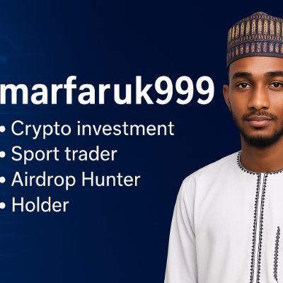 umarfaruk999's profile picture. Crypto Investment 
Spot Trader 
Airdrop Hunter
Holder
