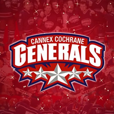 CGenerals's profile picture. Official twitter of the Cannex Cochrane Generals Junior Hockey Club Est 1984. Proud members of the Heritage Junior Hockey League