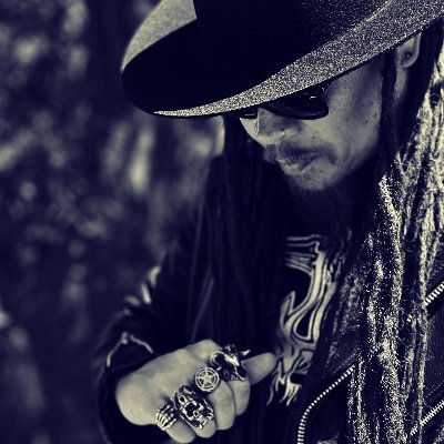 Nick Fatal – death metal vocalist conjuring curses, cosmic terror, and the collapse of society.
