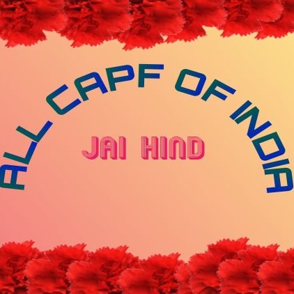 सभी सीएपीएफ से संबंधित समस्याएं और वेलफेयर के मुद्दे इस अकाउंट पर आपको मिलेंगे ,,खुद जुड़ते जाओ और सभी जवानों को जोड़ते जाओ,