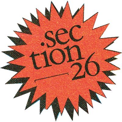 Nous sommes Section26, prescripteurs pointilleux, passionnés et indépendants de l’entre-soi popmoderne since 1991 (heureux détenteurs du 06 de Lawrence-de-Felt)